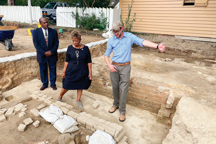 Excavation of graves begins at site of colonial Black church